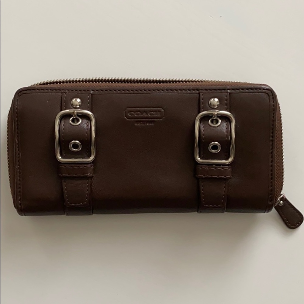 Brown Leather Coach Wallet